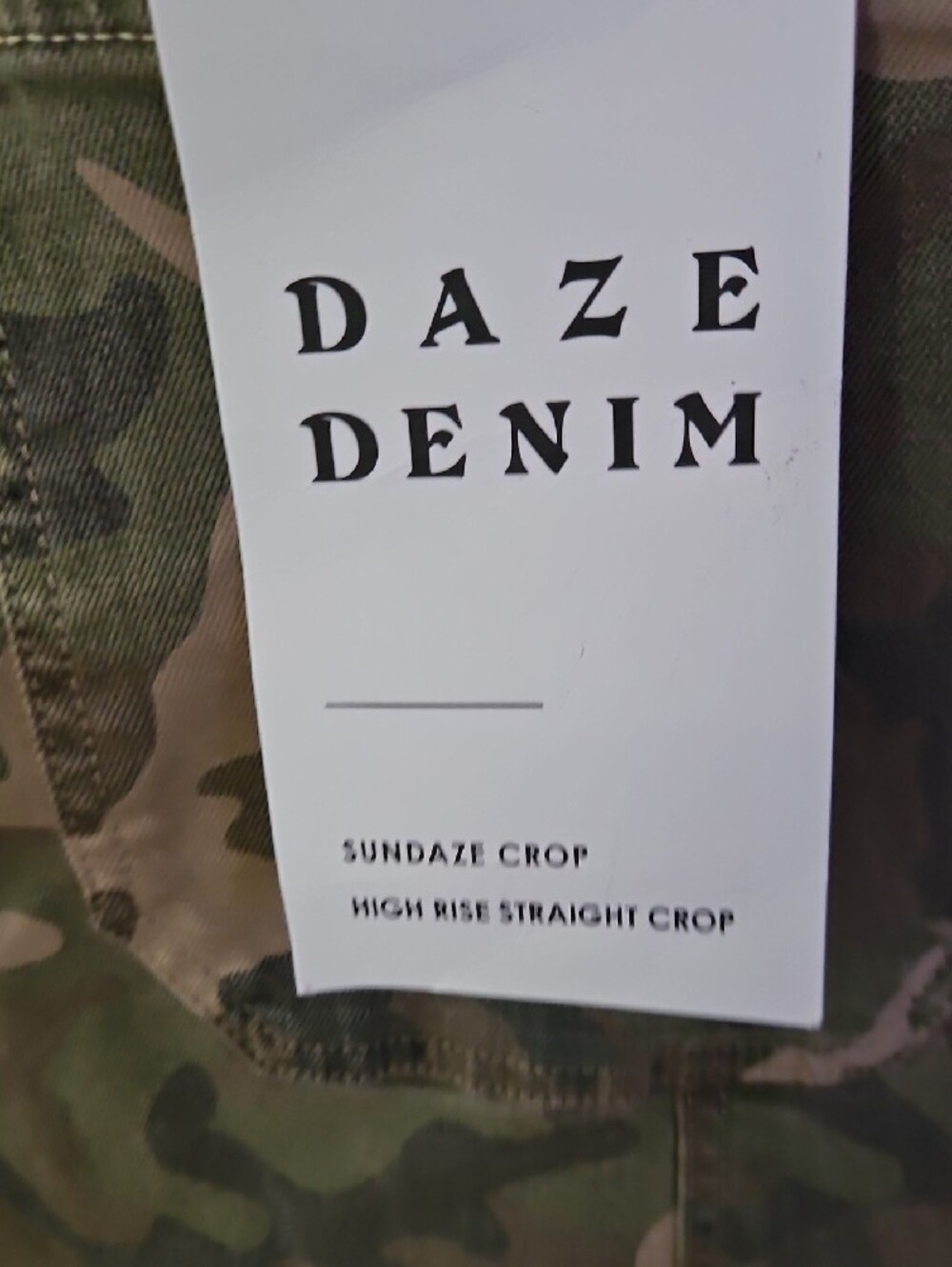DAZE DENIM, SUNDAZE CROP HIGH RISE STRAIGHT CROP - Picture 4 of 9